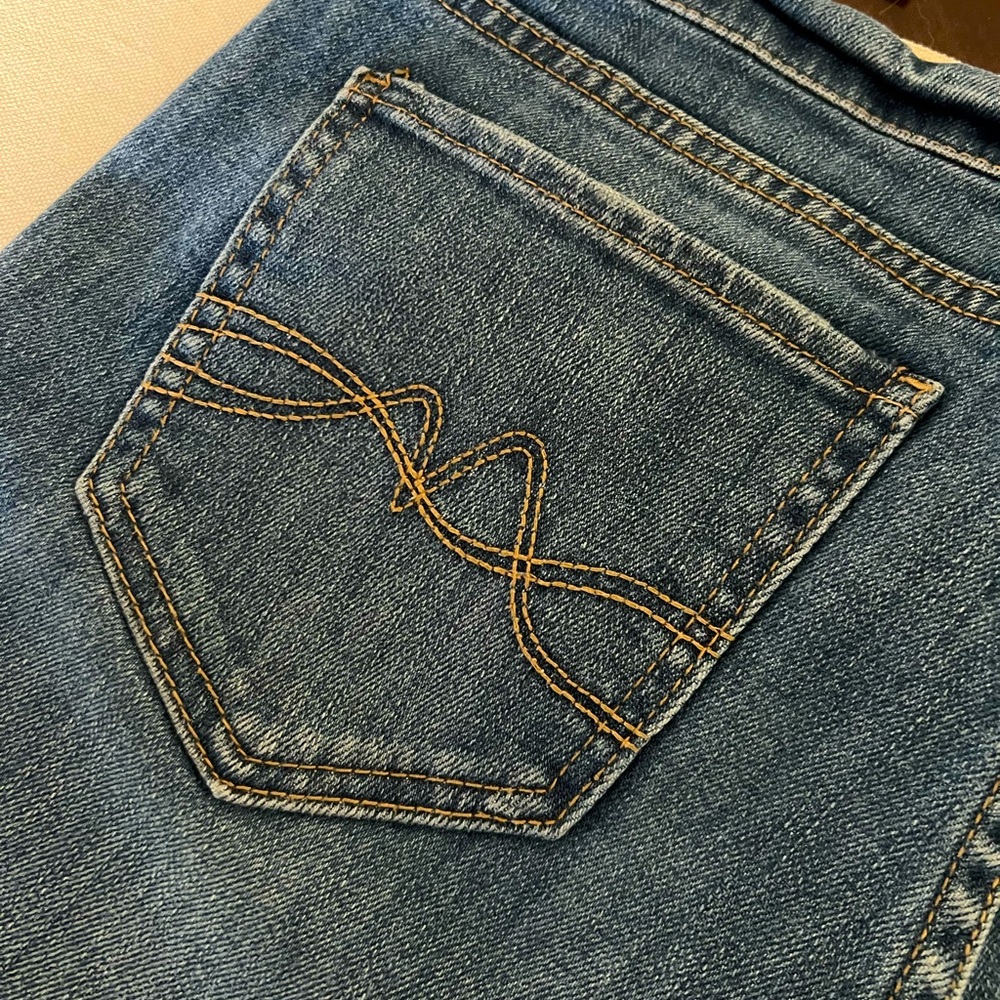 NY&C Skinny Distressed Ripped Jeans